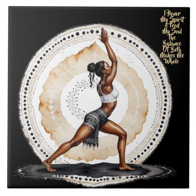 Hennes visdom jag hedrar Ceramic Tile Kakelplatta (Framsidan)