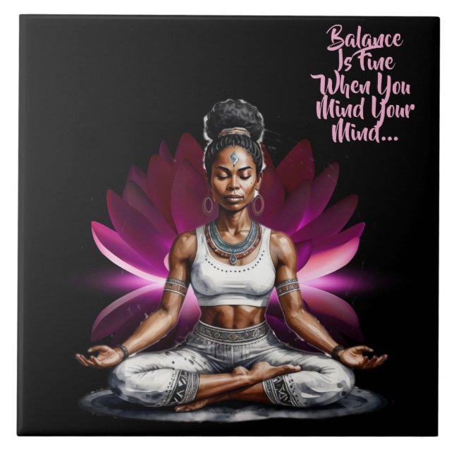 Hennes Wisdom Balance Ceramic Tile Kakelplatta (Framsidan)