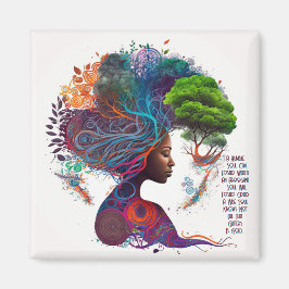 Hennes Wisdom Glitter och Guld Magnet