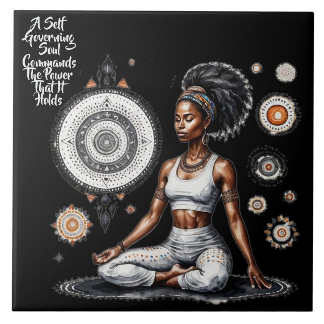 Hennes Wisdom Self Govering Ceramic Tile Kakelplatta (Framsidan)