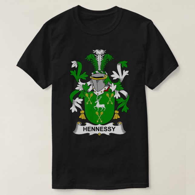 Hennessy Jackar om Arm Family Crest T Shirt (Design framsida)