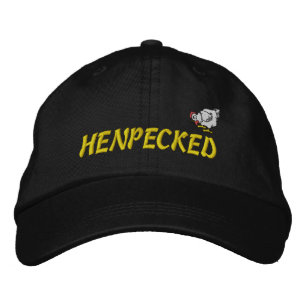 Henpecked Embroized Hat Broderad Keps