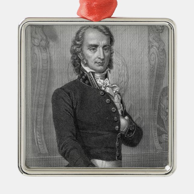 Henri Benjamin Konstant de Rebecque på Julgransprydnad Metall (Framsidan)