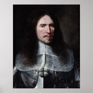 Henri de la Turnera d'AuvergneViscount av Turenne Poster