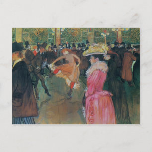 Henri de-Lautrec- Vid Rouge, The Dance Vykort