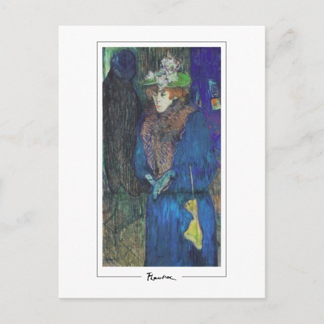 Henri de Toulouse-Lautrec #112 - Fine Art Postc... Vykort (Framsida)