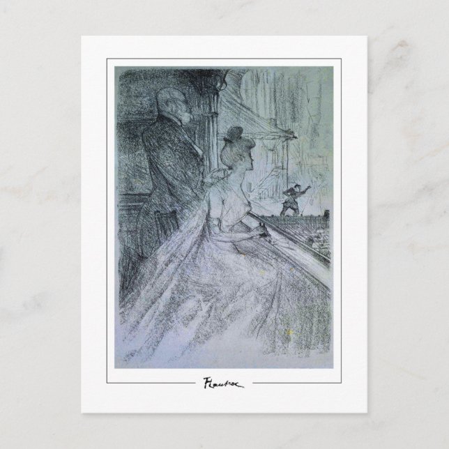 Henri de Toulouse-Lautrec #219 - Fine Art Postc... Vykort (Framsida)