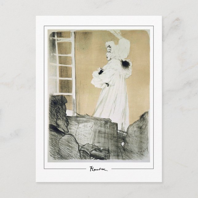 Henri de Toulouse-Lautrec #322 - Fine Art Postc... Vykort (Framsida)