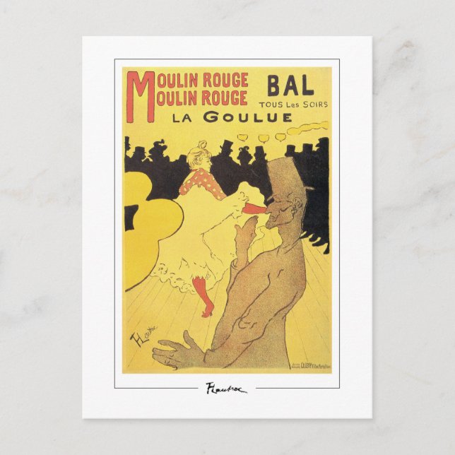Henri de Toulouse-Lautrec #409 - Fine Art Postc... Vykort (Framsida)