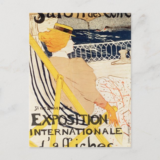 Henri de Toulouse-Lautrec | affischadvertizing Vykort (Framsida)