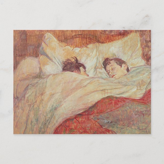 Henri de Toulouse-Lautrec | Bed, 1892-95 Vykort (Framsida)