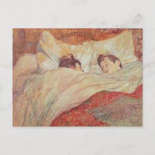Henri de Toulouse-Lautrec Bed, 1892-95 Vykort