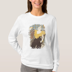 Henri de Toulouse-Lautrec Clownessen i ret T-shirt