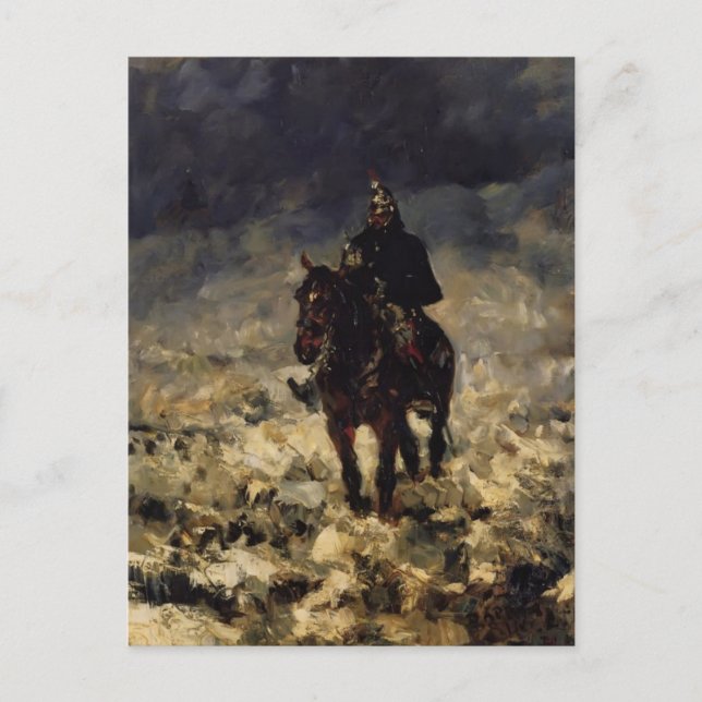 Henri de Toulouse-Lautrec-Cuirassier Vykort (Framsida)