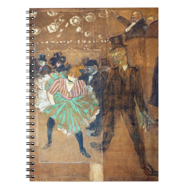 Henri de Toulouse-Lautrec - Dance at Rouge Anteckningsbok (Framsidan)