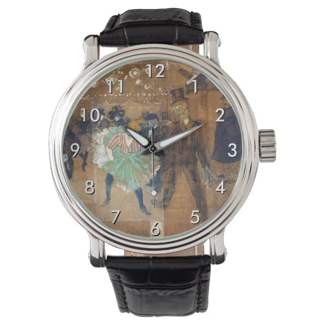 Henri de Toulouse-Lautrec - Dance at Rouge Armbandsur (Framsida)