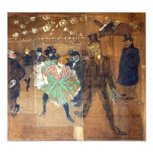 Henri de Toulouse-Lautrec - Dance at Rouge Fototryck (Framsidan)
