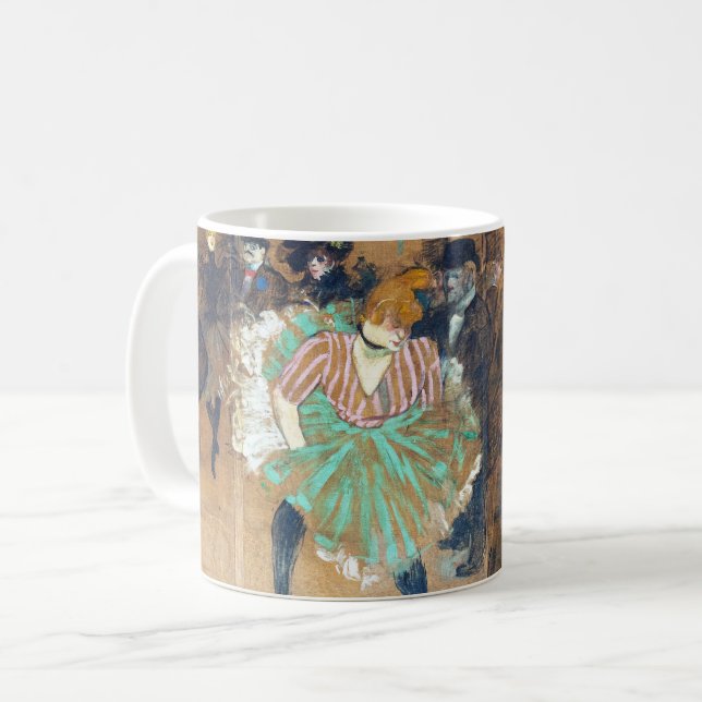 Henri de Toulouse-Lautrec - Dance at Rouge Kaffemugg (Framsida vänster)