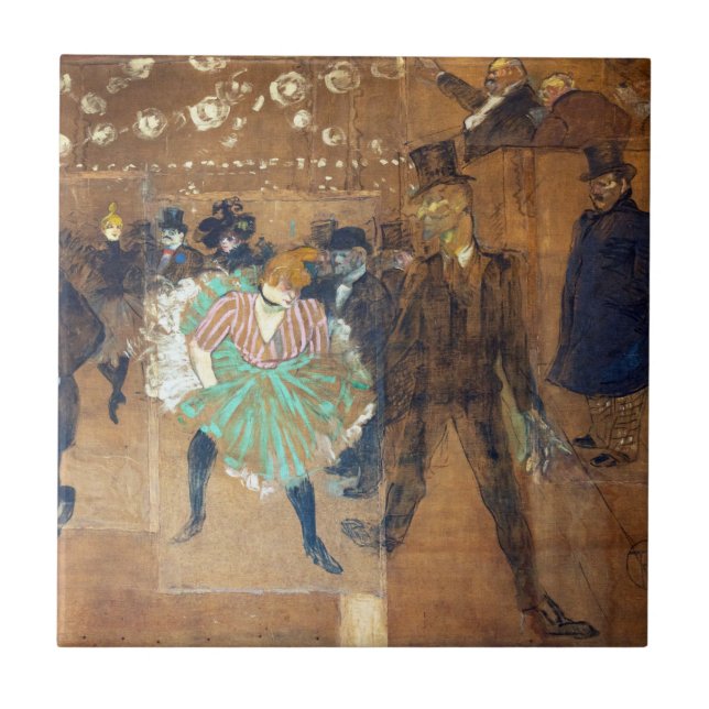 Henri de Toulouse-Lautrec - Dance at Rouge Kakelplatta (Framsidan)