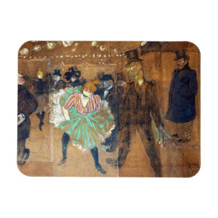 Henri de Toulouse-Lautrec - Dance at Rouge Magnet
