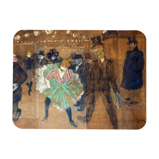 Henri de Toulouse-Lautrec - Dance at Rouge Magnet (Horisontell)