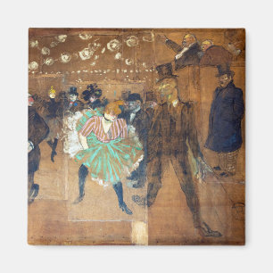 Henri de Toulouse-Lautrec - Dance at Rouge Magnet