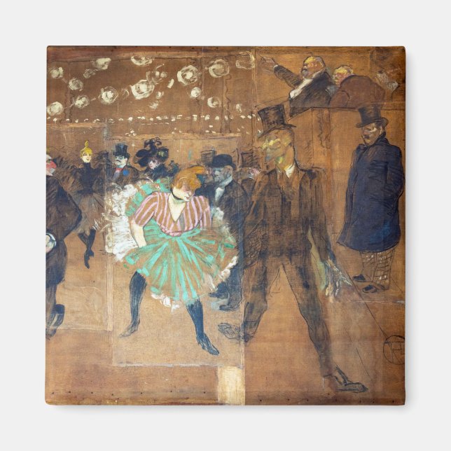 Henri de Toulouse-Lautrec - Dance at Rouge Magnet (Framsidan)