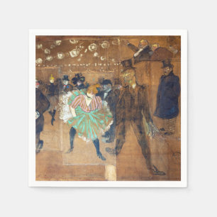 Henri de Toulouse-Lautrec - Dance at Rouge Pappersservett
