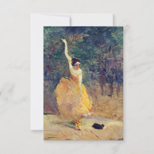 Henri De Toulouse Lautrec - Den spanska dansaren Kort