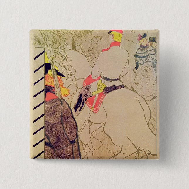 Henri de Toulouse-Lautrec | den tyska Babylonen, Knapp (Framsida)