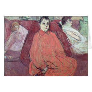 Henri de Toulouse-Lautrec divanen, 1893 Hälsningskort