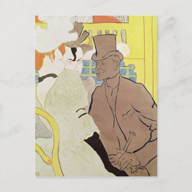 Henri de Toulouse-Lautrec | Engelsmannen på Vykort (Framsida)