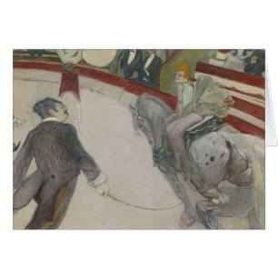 Henri de Toulouse-Lautrec - Equestrienne Hälsningskort