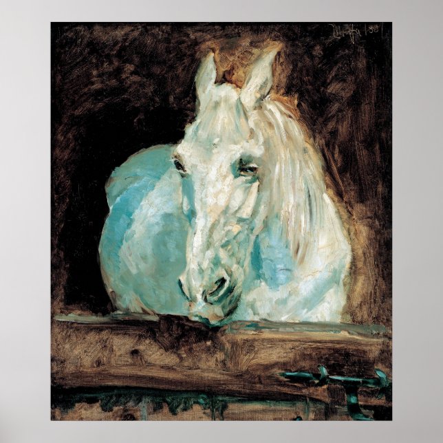 Henri de Toulouse-Lautrec Gazelle The White Horse Poster (Framsidan)