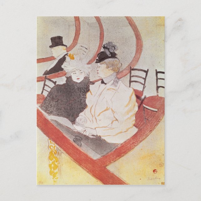 Henri de Toulouse-Lautrec | Grande Loge 1897 Vykort (Framsida)