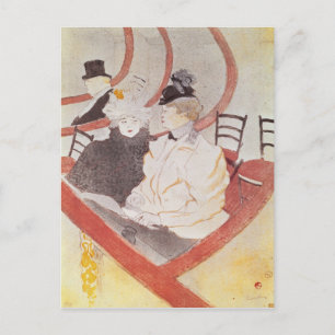 Henri de Toulouse-Lautrec Grande Loge 1897 Vykort