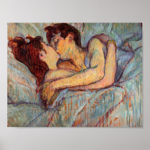 Henri De Toulouse Lautrec - i ed Kiss Poster