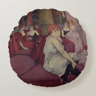 Henri de Toulouse-Lautrec   i salongen på Ruen Rund Kudde