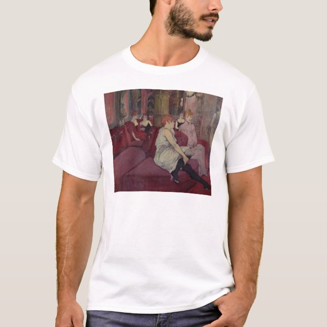 Henri de Toulouse-Lautrec | i salongen på Ruen T Shirt (Framsida)