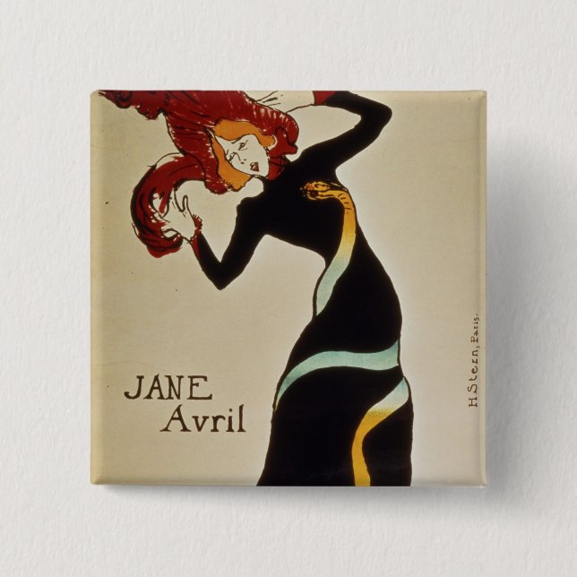 Henri de Toulouse-Lautrec | Jane Avril 1899 Knapp (Framsida)