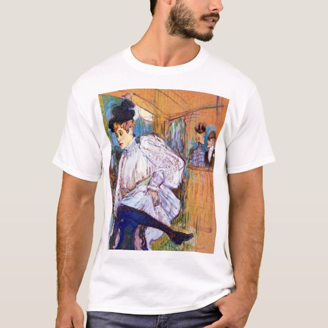 Henri de Toulouse Lautrec: Jane Avril Dancing Tee (Framsida)