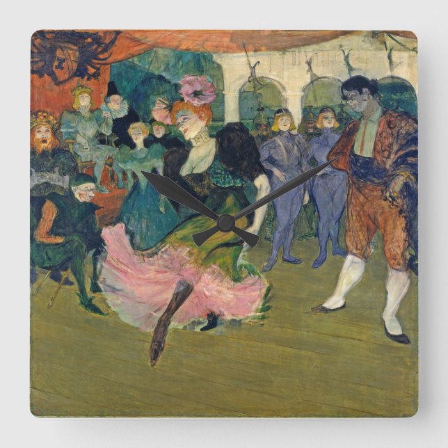 Henri de Toulouse-Lautrec | Karta: Magellans resa Fyrkantig Klocka (Framsida)