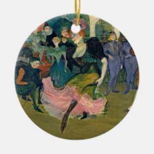 Henri de Toulouse-Lautrec karta: Magellans resa Julgransprydnad Keramik