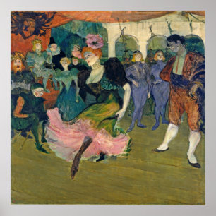 Henri de Toulouse-Lautrec   Karta: Magellans resa Poster