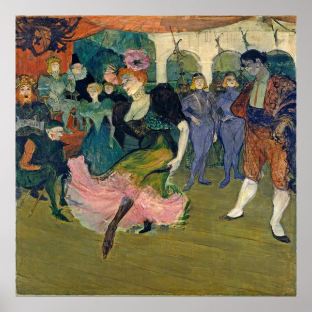 Henri de Toulouse-Lautrec | Karta: Magellans resa Poster (Framsidan)