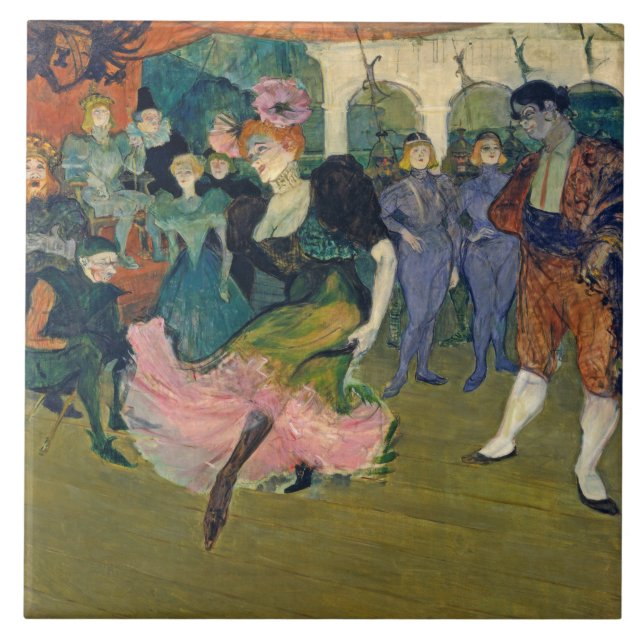 Henri de Toulouse-Lautrec | Karta: Magellans voyag Kakelplatta (Framsidan)