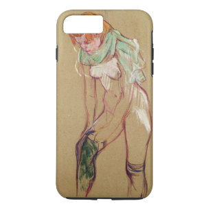Henri de Toulouse-Lautrec kvinna som drar upp
