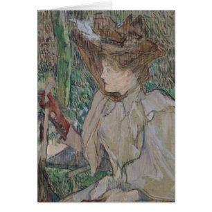 Henri de Toulouse-Lautrec   Kvinnor med handskar,  Hälsningskort