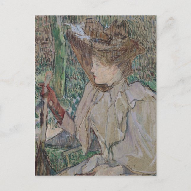Henri de Toulouse-Lautrec | Kvinnor med handskar,  Vykort (Framsida)