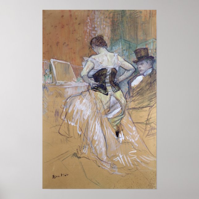 Henri de Toulouse-Lautrec | Kvinnor på toaletten Poster (Framsidan)
